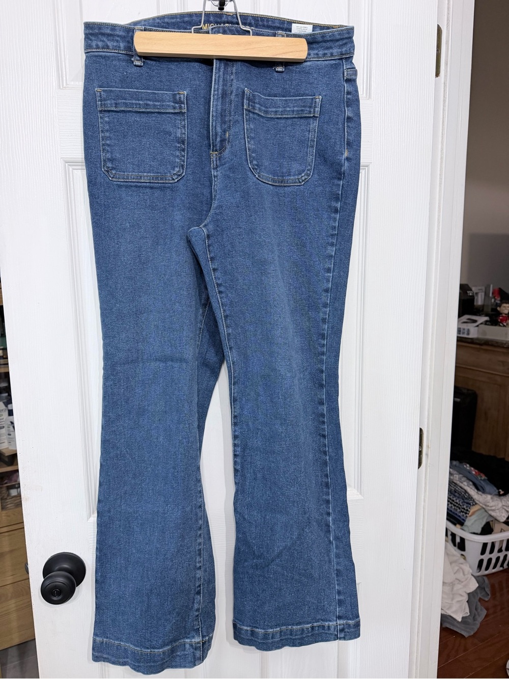Michael Kors Medium Blue Flare Jeans